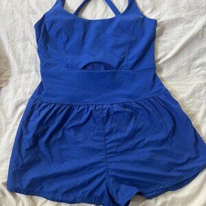 Free People Blue Jumpsuit